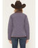 Image #4 - Shyanne Women's Solid Quilted Concho Snap Jacket, Violet, hi-res