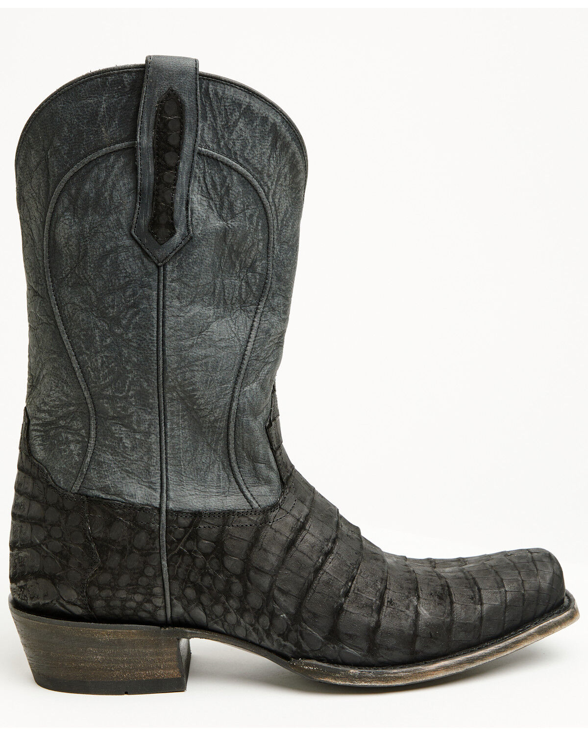 Image #2 - Cody James Black 1978&reg; Men's The Mason Exotic Caiman Belly Western Boots - Square Toe, Black, hi-res