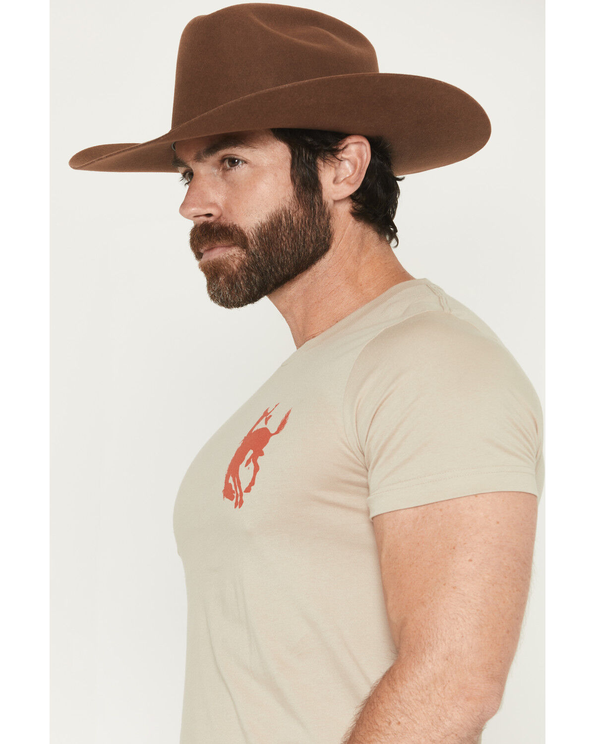 Image #3 - Pendleton Men's Whiskey Short Sleeve Graphic T-Shirt, Tan, hi-res