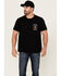 Image #1 - Brixton Men's Boot Barn Exclusive Americobra Short Sleeve Graphic T-Shirt, , hi-res