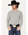 Image #1 - RANK 45&reg; Men's Solid Performance Long Sleeve T-Shirt, Charcoal, hi-res