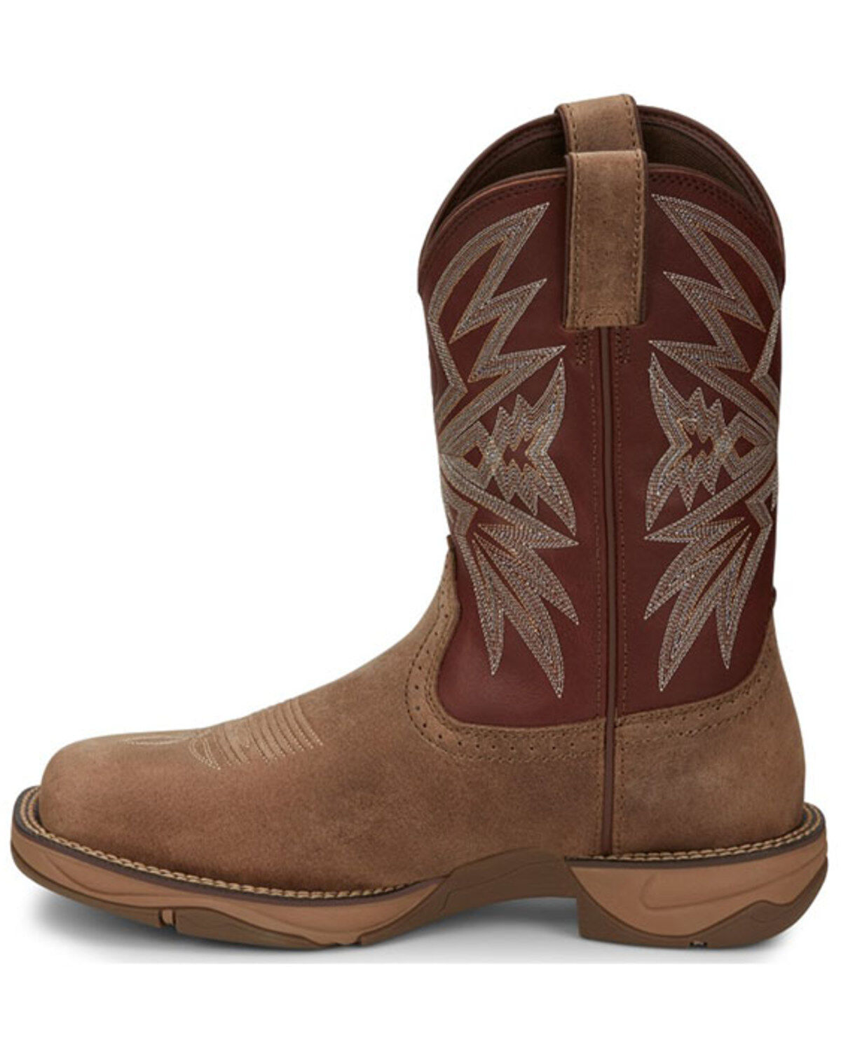 Image #3 - Tony Lama Men's 11" Bartlett Pull-On Work Boots - Steel Toe, Brown, hi-res