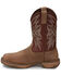 Image #3 - Tony Lama Men's 11" Bartlett Pull-On Work Boots - Steel Toe, Brown, hi-res