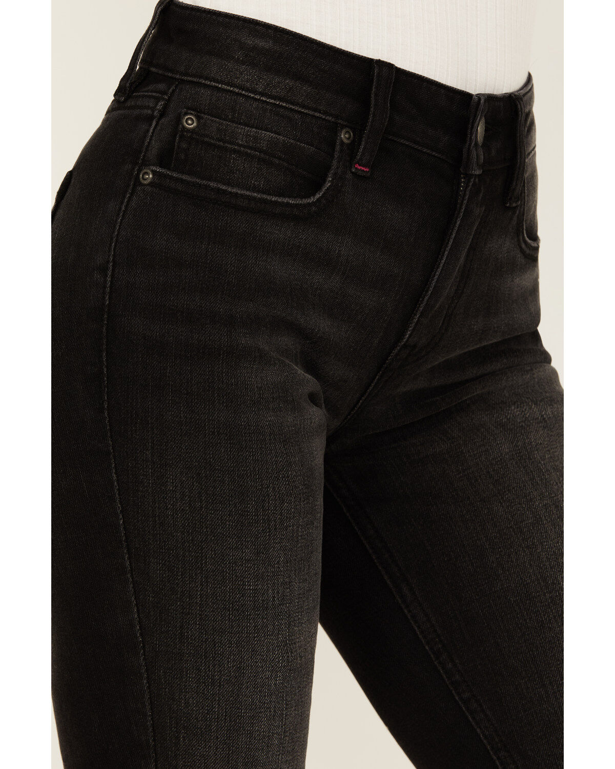 Image #2 - Idyllwind Women's Shadow Lane Mid Rise Stretch Bootcut Jeans, Black, hi-res