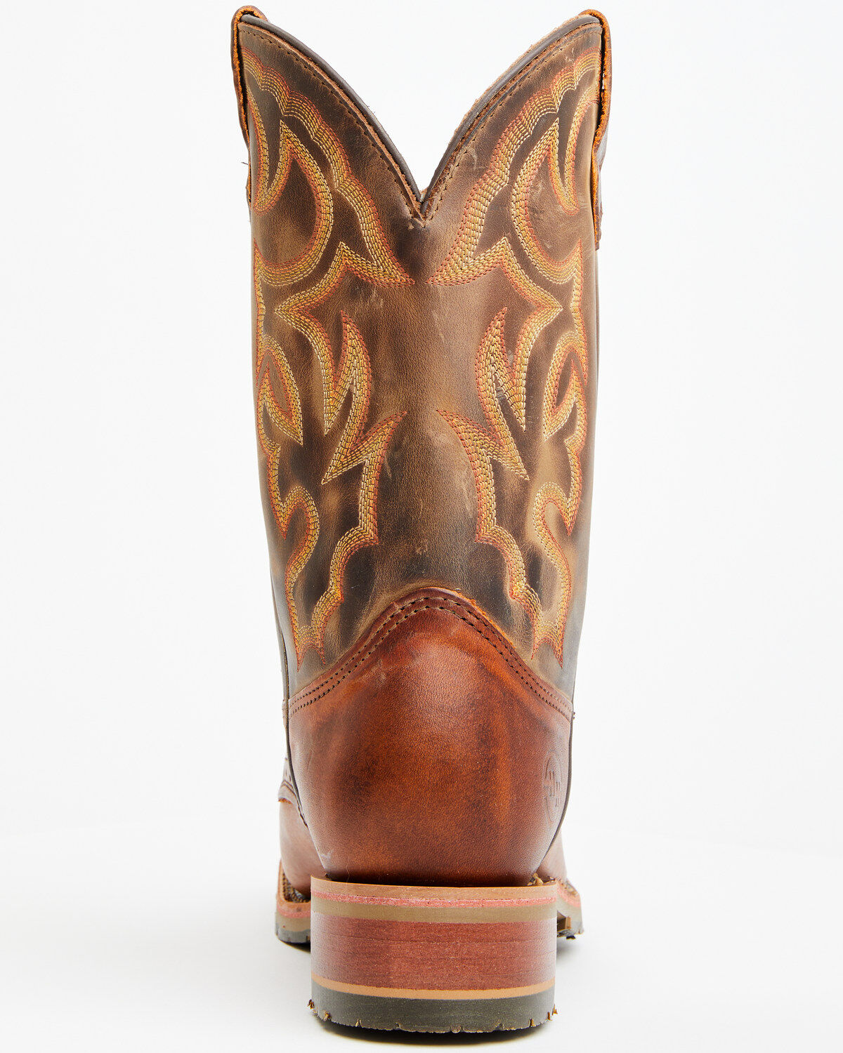 Image #5 - Double H Men's Boot Barn Exclusive 11" Domestic I.C.E&trade; Saddle Vamp Performance Western Boots - Broad Square Toe, Brown, hi-res