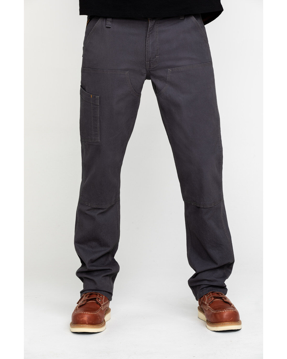 Image #1 - Ariat Men's Rebar M4 Made Tough Durastretch Double Front Straight Work Pants - Big, Grey, hi-res