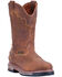 Image #1 - Dan Post Men's Journeyman Waterproof Work Boots - Round Toe, Brown, hi-res