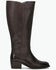 Image #2 - Frye Women's Carson 2 Piping Tall Wide Calf Fashion Boots - Round Toe, Dark Brown, hi-res