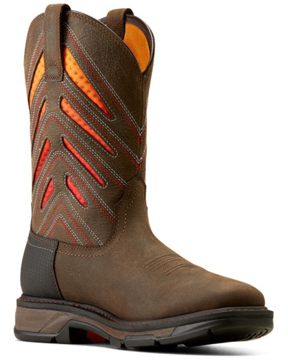 Image #1 - Ariat Men's WorkHog&reg; XT VentTEK Waterproof Work Boots - Soft Toe, Brown, hi-res