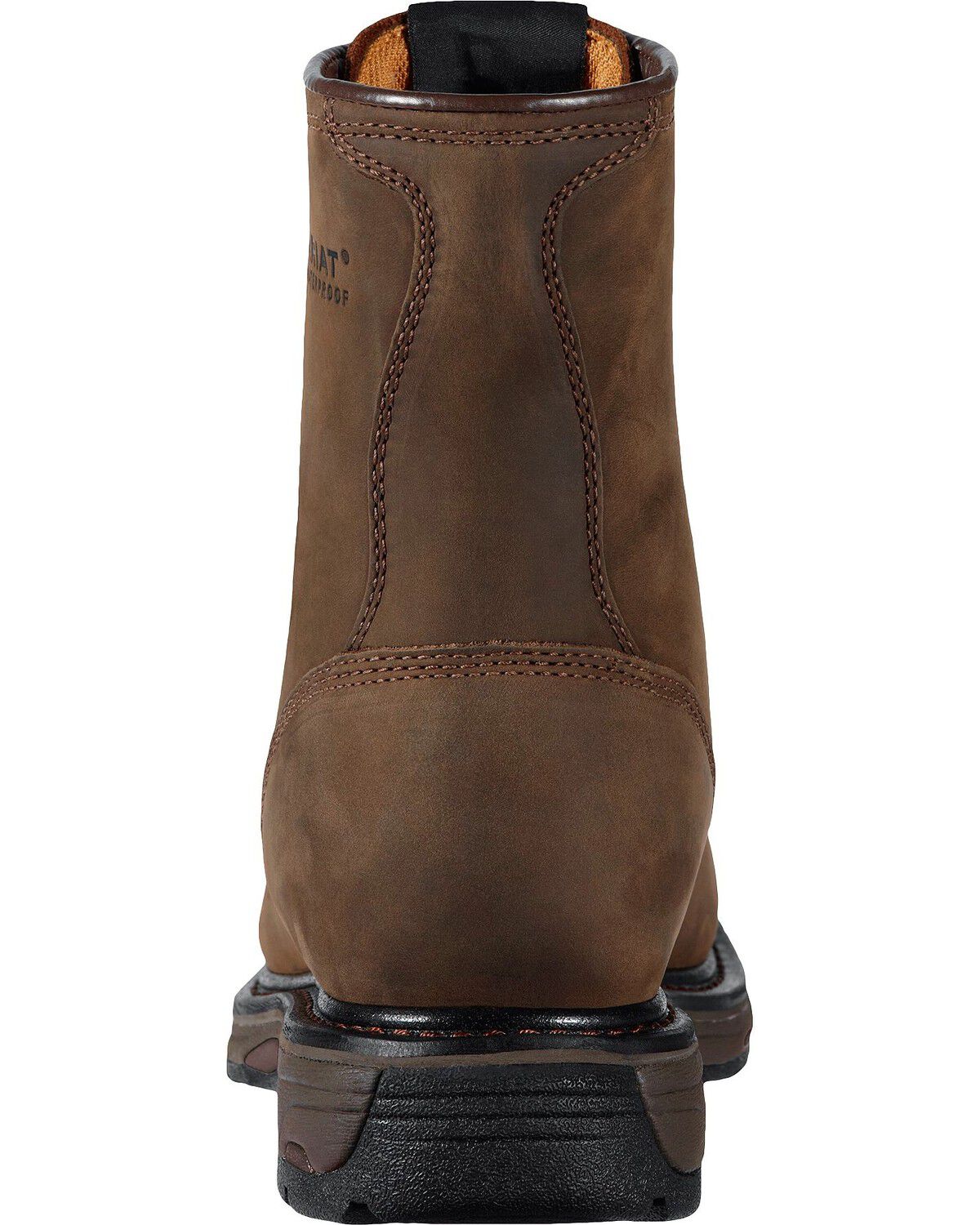 Image #4 - Ariat Men's WorkHog&reg; H2O 8" Lace-Up Work Boots - Round Toe, Distressed, hi-res