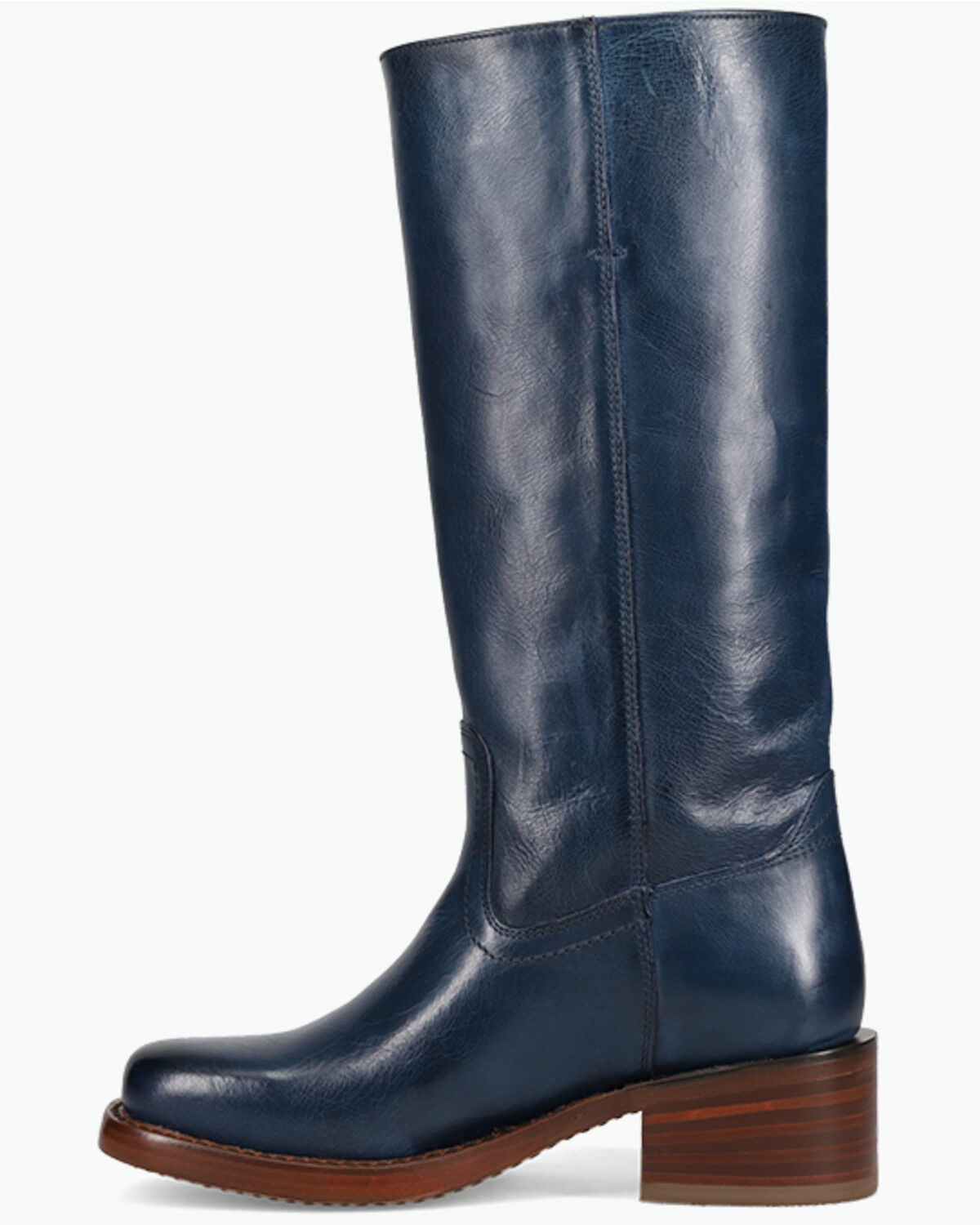 Image #3 - Frye Women's Campus 14L Fashion Boots - Round Toe, Navy, hi-res