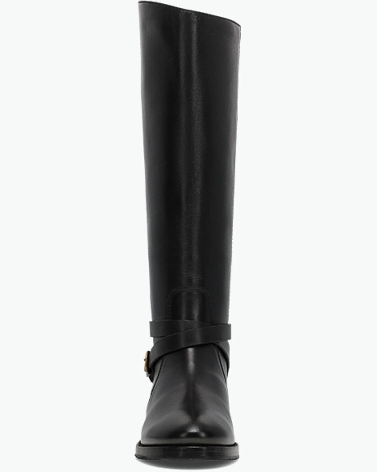 Image #4 - Frye Women's Melissa Belted Riding Fashion Boots - Round Toe, Black, hi-res