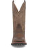 Image #4 - Laredo Men's Elias Western Boots - Broad Square Toe , Chocolate, hi-res