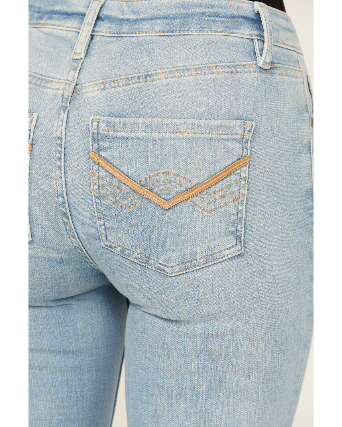 Image #4 - Idyllwind Women's Rebel Mid Rise Bootcut Stretch Denim Jeans, Light Wash, hi-res