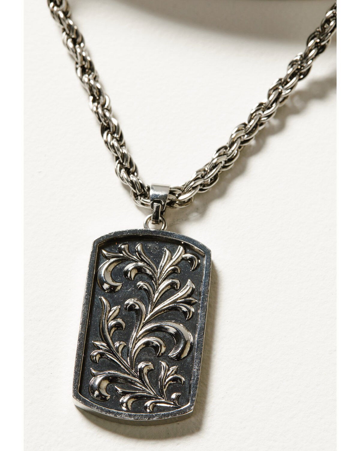 Image #3 - Moonshine Spirit&reg; Women's American Dog Tag Necklace, Silver, hi-res
