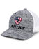 Image #1 - Ariat Boys' Flag Logo Ball Cap, Grey, hi-res