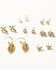 Image #2 - Shyanne Women's Saint Mary Earring Set - 25 Piece, Gold, hi-res