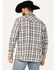 Image #4 - Moonshine Spirt&reg; Men's Gray Cloud Plaid Print Long Sleeve Snap Western Shirt, Grey, hi-res