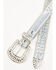 Image #2 - Shyanne Girls' Embellished Bling Belt , Silver, hi-res