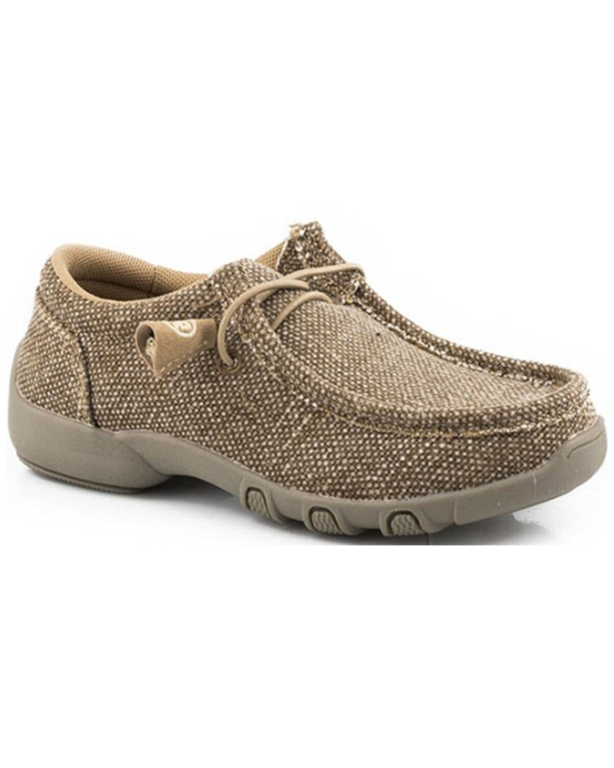Roper Little Boys' Chillin Slip-On Casual Shoes - Moc Toe, Tan, hi-res