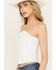 Image #2 - Boot Barn X Understated Leather Women's Louise Leather Bustier, White, hi-res