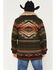 Image #4 - Pendleton Men's Dayton Serape Striped Shearling Collar Button-Down Wool Coat, Olive, hi-res