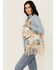 Image #1 - Rock & Roll Denim Southwestern Print Fringe Bag , Multi, hi-res