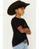 Image #2 - RANK 45&reg; Boys' Southwestern Print Flag Short Sleeve Graphic T-Shirt, Black, hi-res