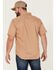 Image #4 - Brixton Men's Mojave Charter Solid Utility Button Down Western Shirt, Tan, hi-res