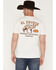 Image #1 - Sendero Provisions Men's Coyote Short Sleeve Graphic T-Shirt, White, hi-res