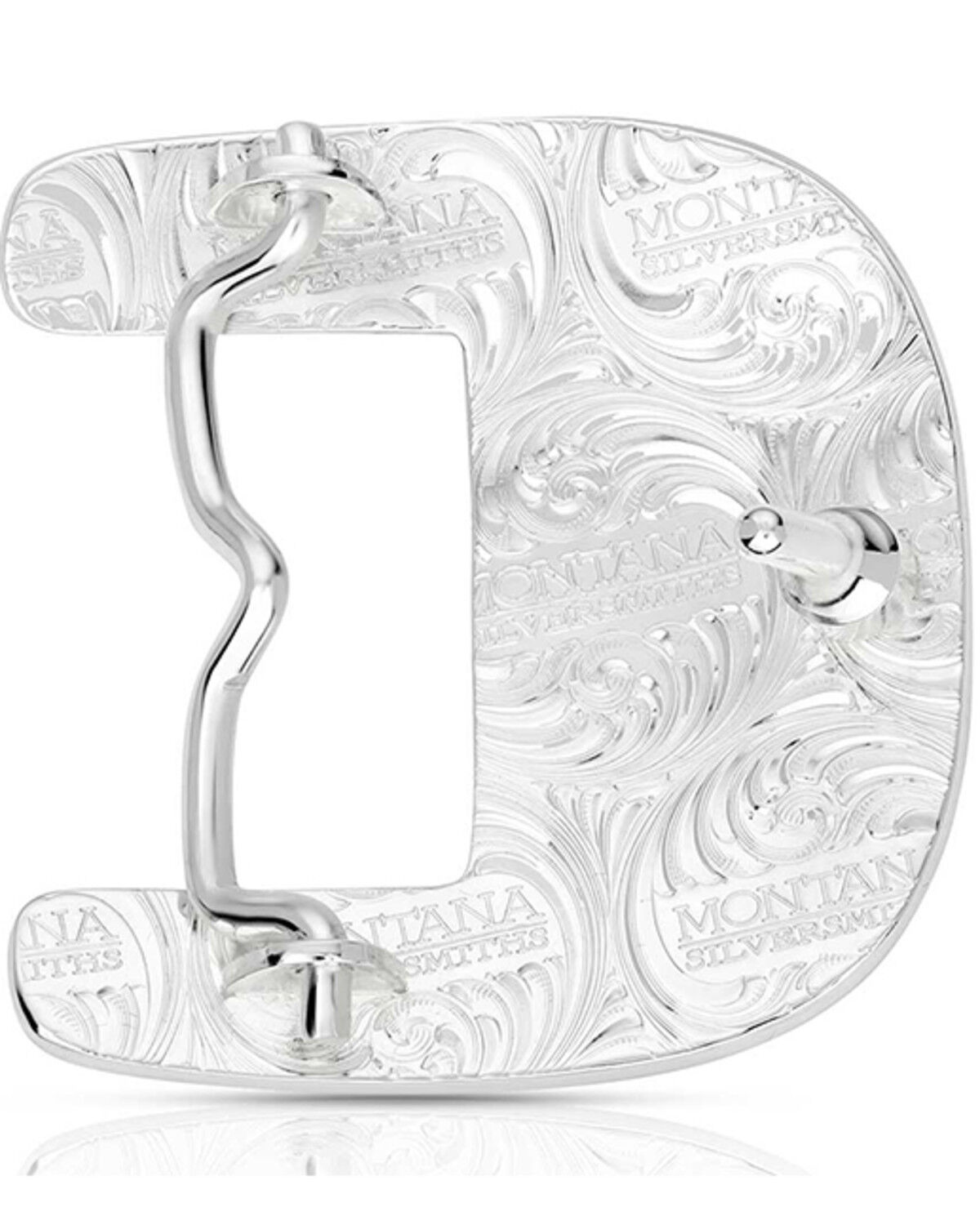 Image #2 - Montana Silversmiths Women's Clear Blue Sky Belt Buckle, Silver, hi-res