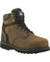 Image #1 - Georgia Boot Men's Brookville Waterproof 6" Work Boots, Dark Brown, hi-res