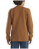 Image #3 - Carhartt Boys' Logo Henley Pocket Long Sleeve Shirt, Medium Brown, hi-res