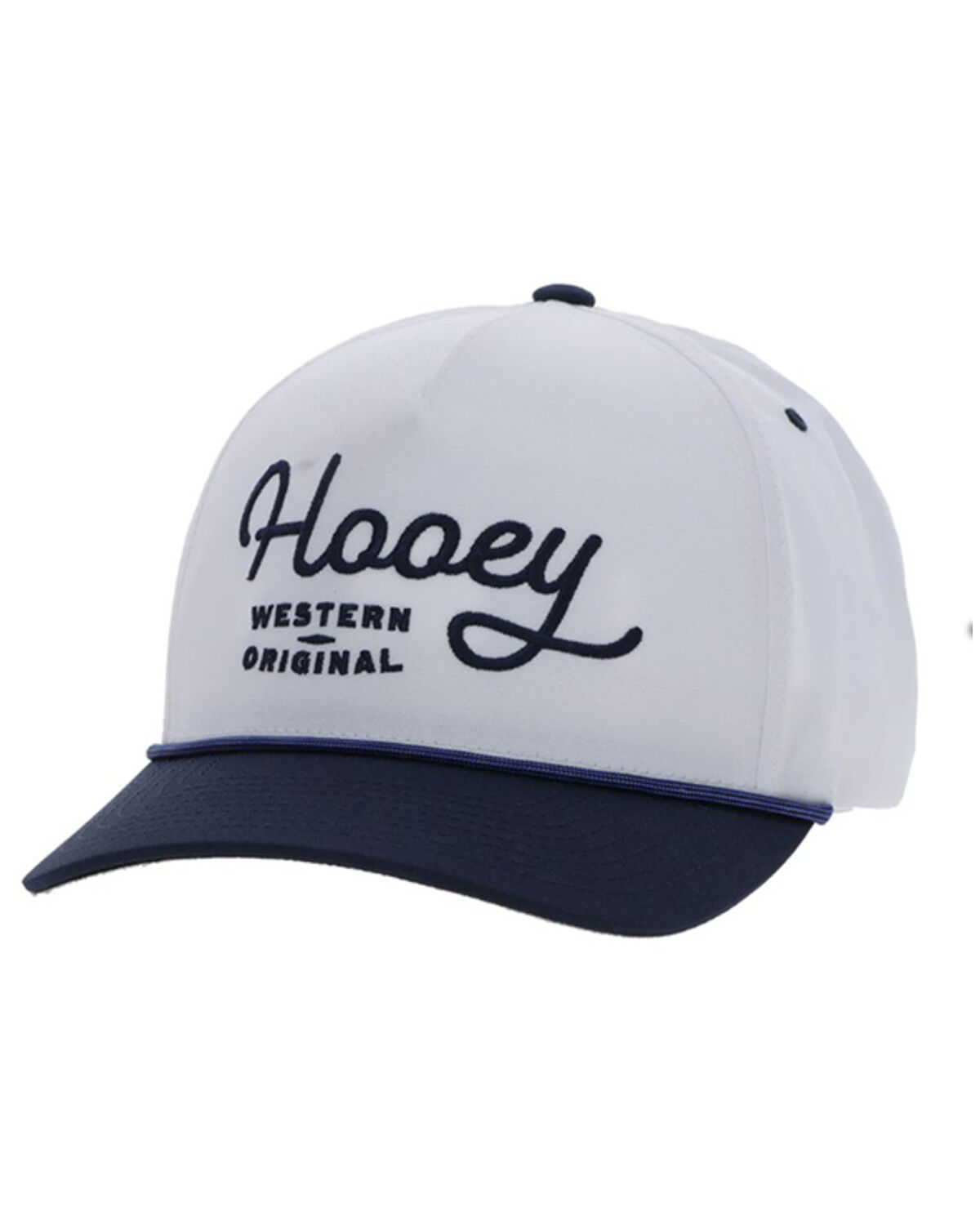 Hooey Men's OG Trucker Cap, White, hi-res