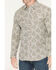Image #2 - Cody James Men's FR Paisley Print Long Sleeve Snap Work Shirt, Tan, hi-res