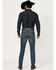 Image #3 - Cody James Men's Grullo Wash Jackson Slim Straight Stretch Denim Jeans, Dark Wash, hi-res
