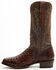 Image #3 - El Dorado Men's Exotic Caiman Western Boots - Medium Toe , Brass, hi-res