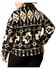 Image #2 - Ariat Women's Berber Southwestern Print Sherpa Pullover - Plus, Black, hi-res