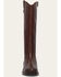 Image #5 - Frye Women's Melissa Button Tall Inside Zip Boots - Round Toe, Brown, hi-res