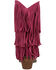 Image #5 - Dingo Girls' Wild Child Suede Fringe Western Boots - Snip Toe, Pink, hi-res