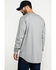 Image #2 - Hawx Men's FR Pocket Long Sleeve Work T-Shirt - Big, Silver, hi-res