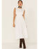 Image #2 - Maia Bergman Women's Kali Butterfly Lace Midi Dress, White, hi-res
