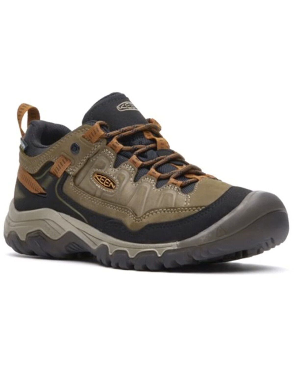 Image #1 - Keen Men's Targhee IV Waterproof Hiking Boots - Soft Toe, Pecan, hi-res