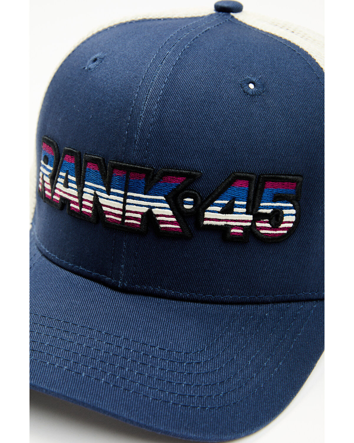 Image #2 - RANK 45&reg; Women's Serape 3D Embroidered Baseball Cap, Teal, hi-res