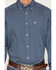 Image #3 - Ariat Men's Boot Barn Exclusive Storm Geo Print Long Sleeve Button-Down Western Shirt - Tall, Blue, hi-res