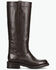 Image #2 - Frye Women's Viv Riding Boots - Round Toe, Dark Brown, hi-res