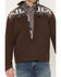 Image #3 - RANK 45&reg; Men's Cheneka 2.0 Colorblock Southwestern Print Softshell Jacket, Brown, hi-res