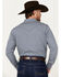 Image #4 - Cody James Men's Reride Geo Print Long Sleeve Snap Western Shirt, Navy, hi-res