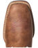 Image #4 - Ariat Girls' Double Kicker Western Boots - Broad Square Toe, Tan, hi-res