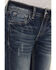 Image #3 - Grace in LA Girls' Medium Wash Horse Outline Bootcut Jeans, Blue, hi-res